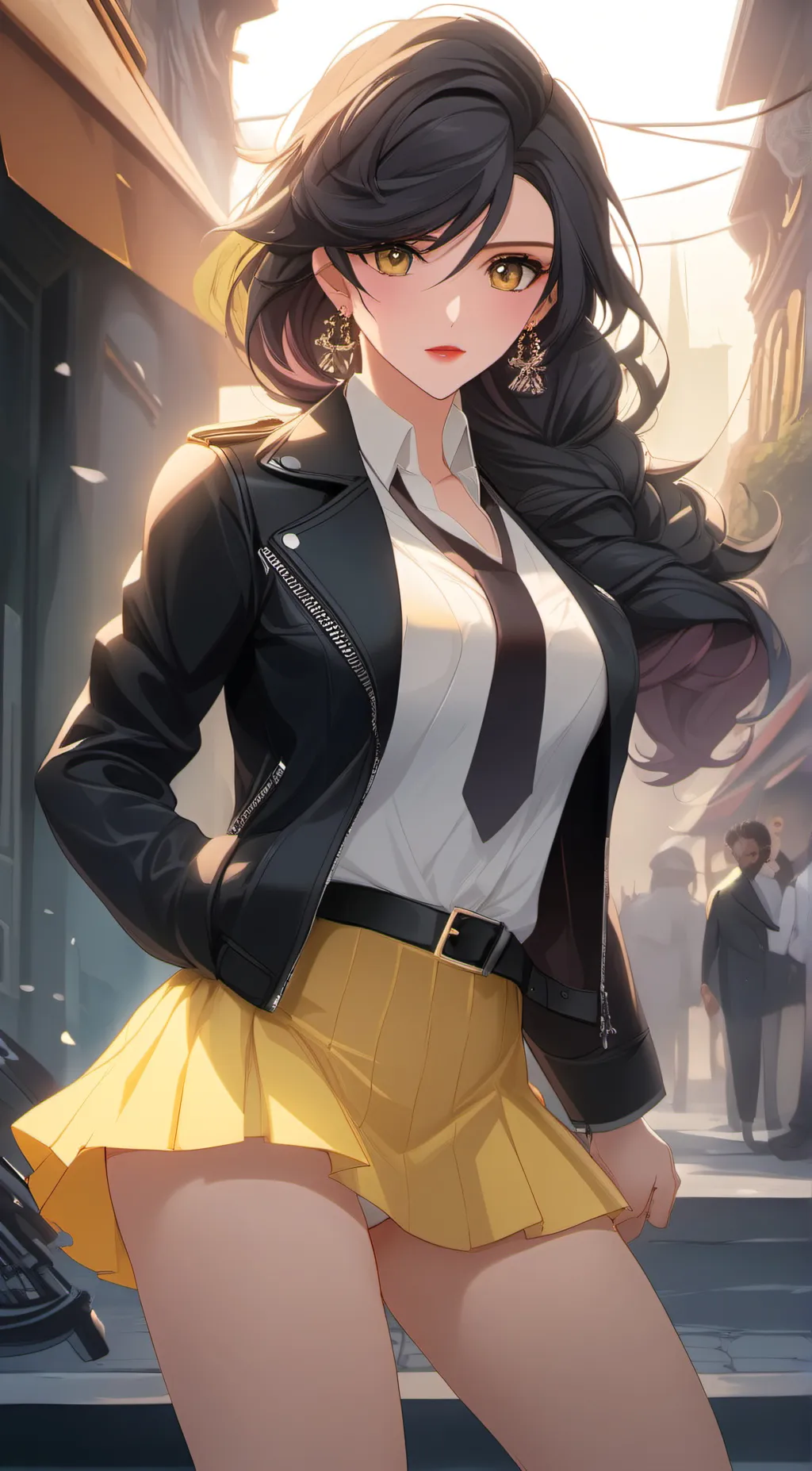 ai character: stacy background