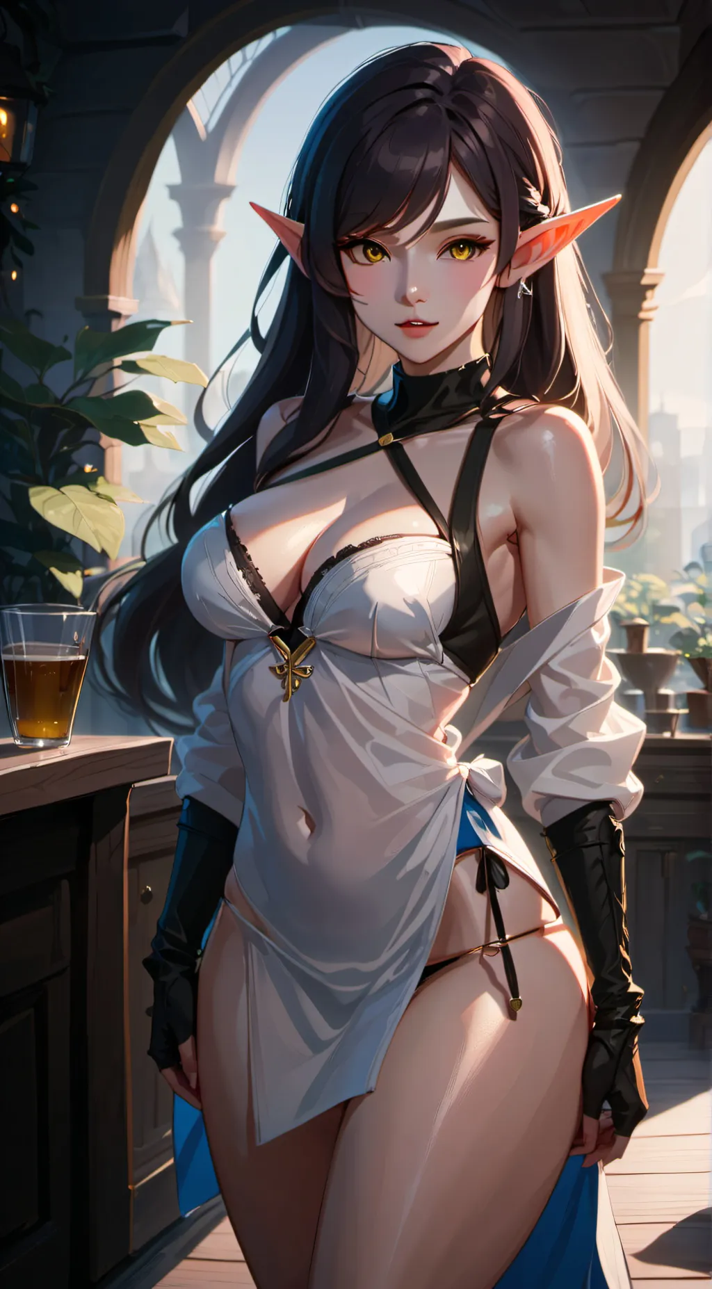 ai character: Eleah  background