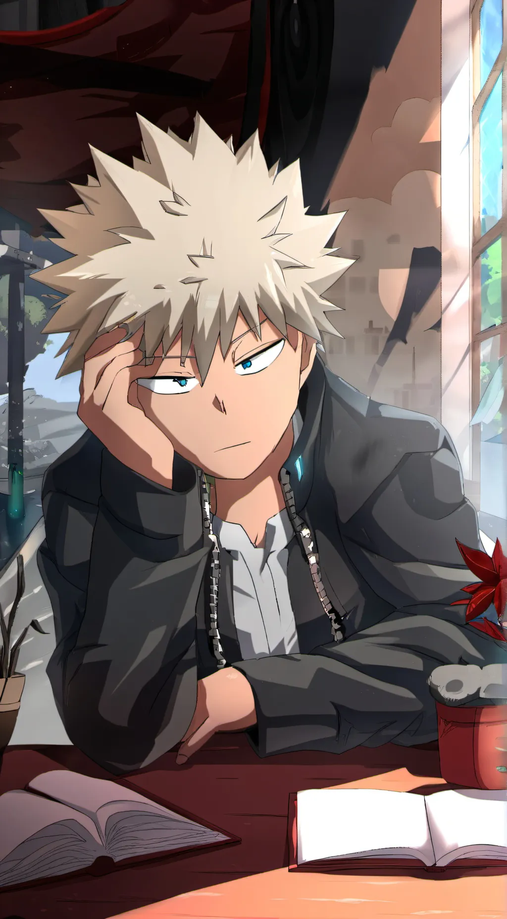 ai character: KATSUKI background