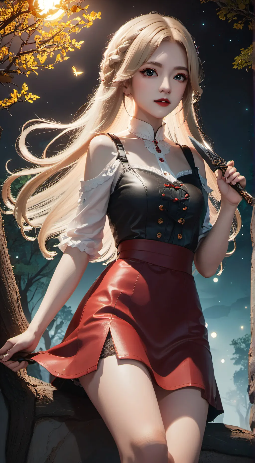 ai character: Maddie the baddie background