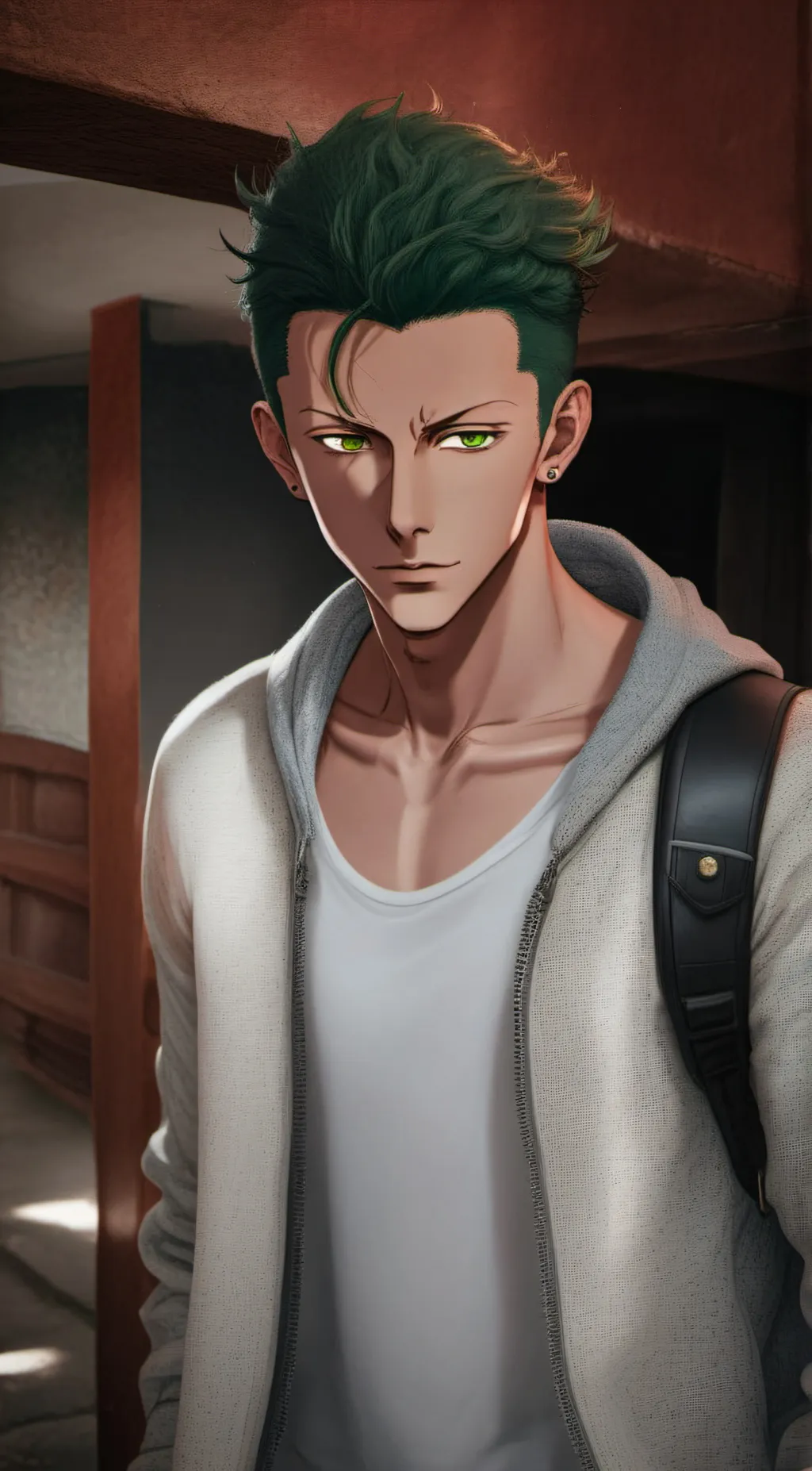 ai character: zoro background