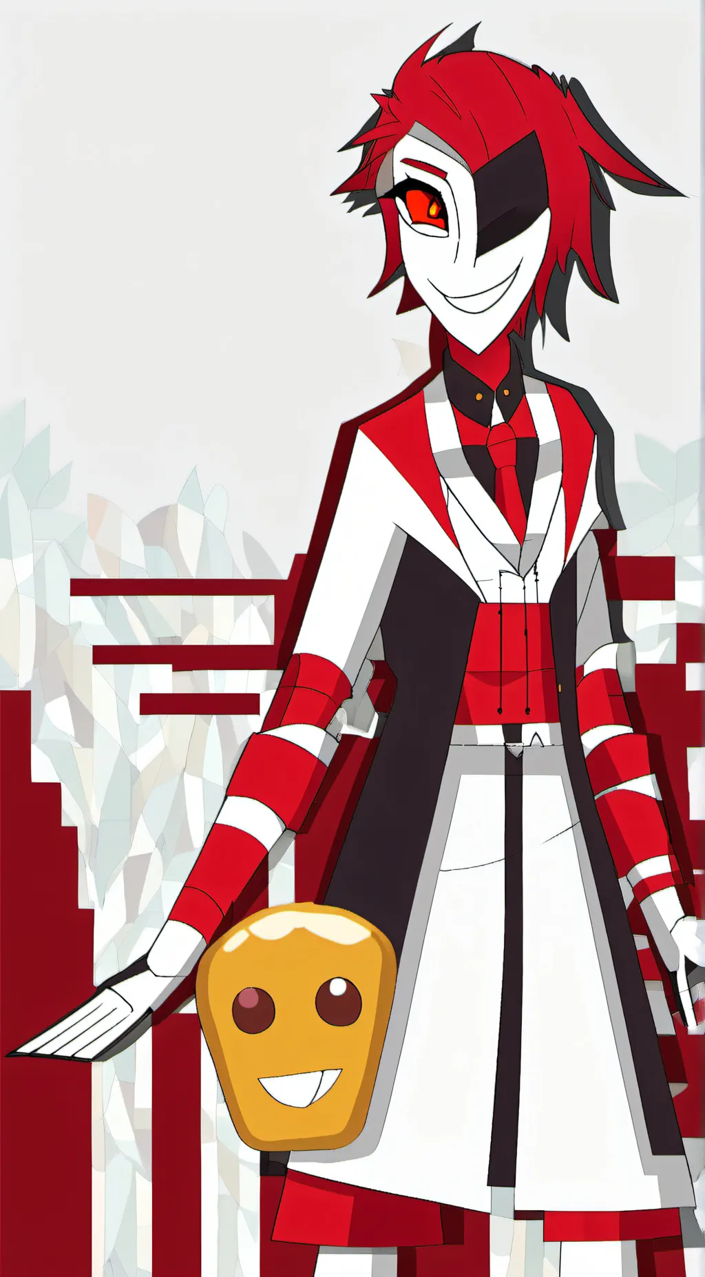 ai character: radiodust background