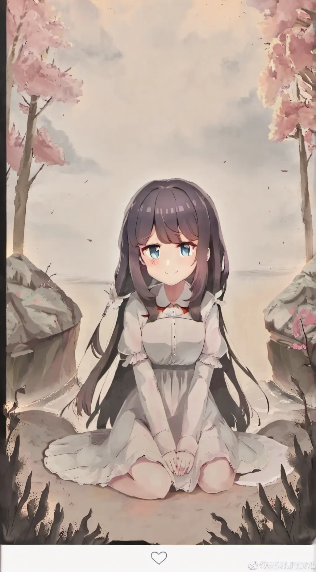 ai character: Silver background