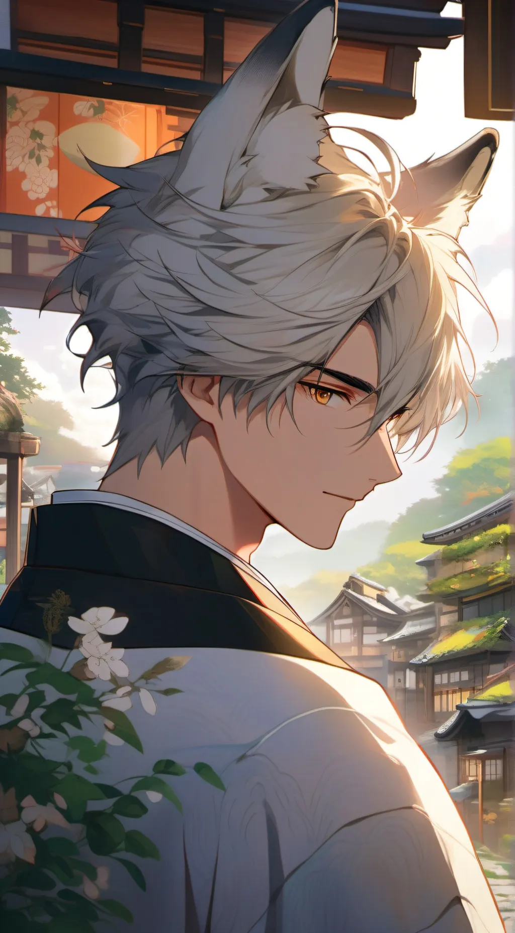 ai character: Gin background