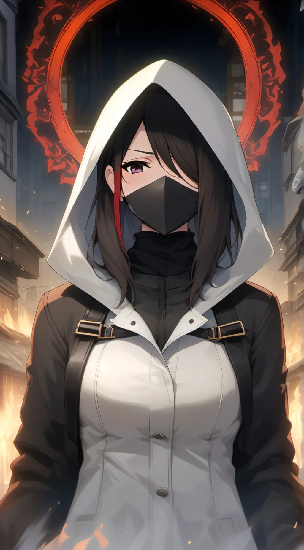 ai character: Luna background