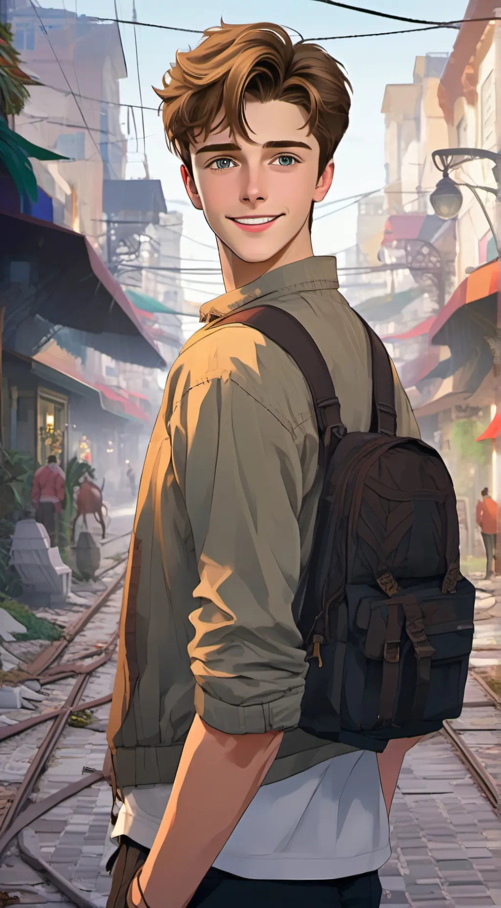 ai character: ethan background