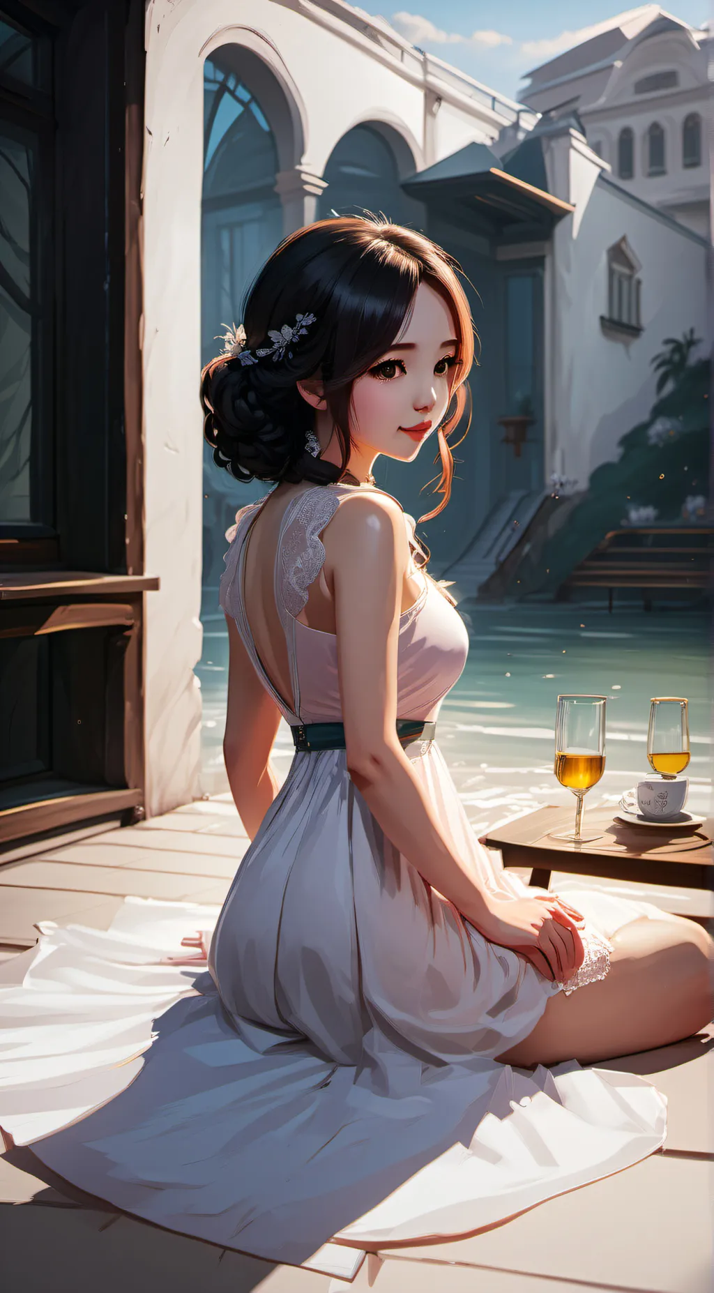 ai character: Ella background