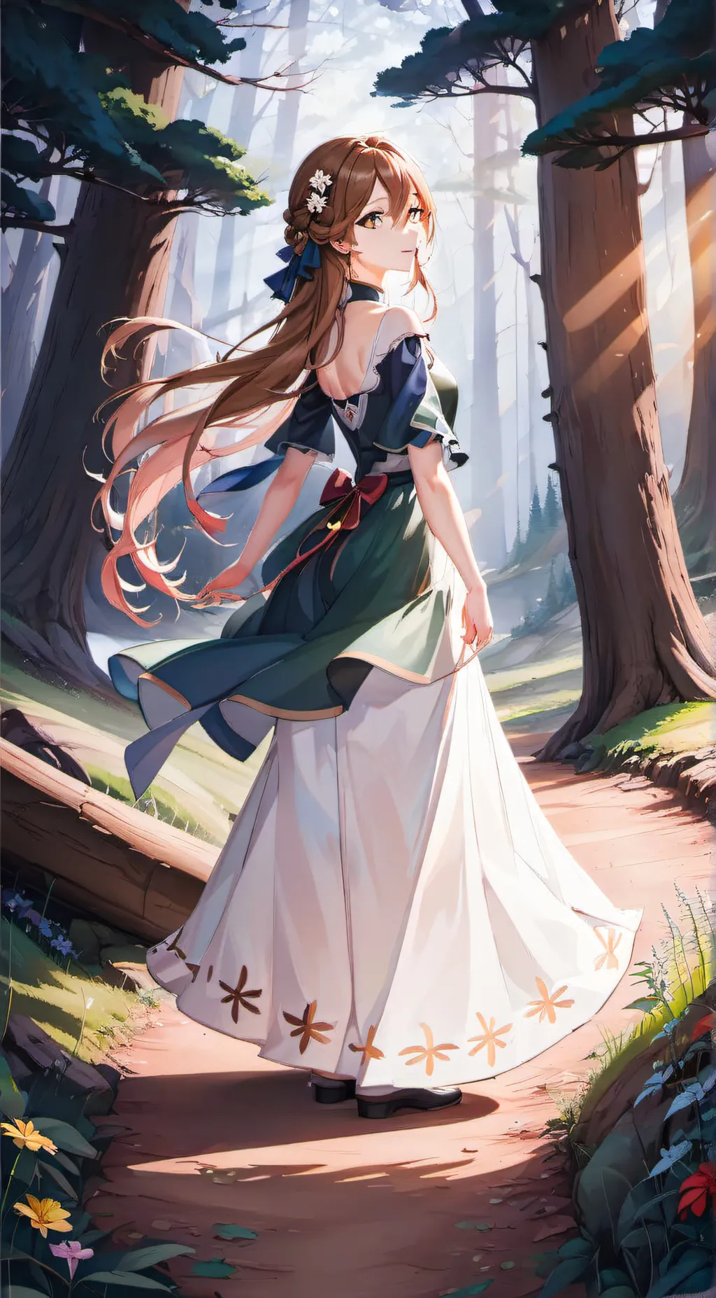 ai character: Aria background