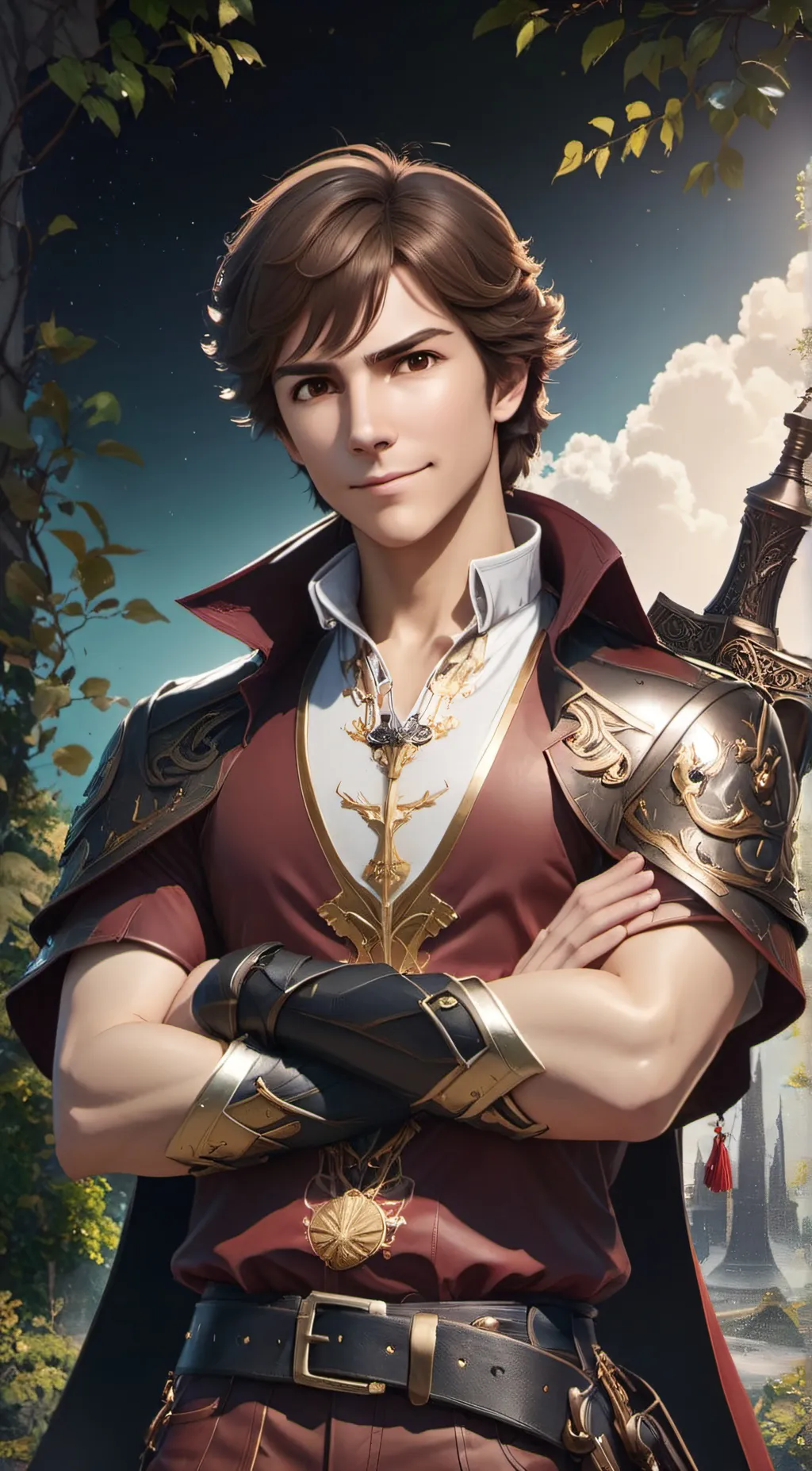 ai character: Katashi background