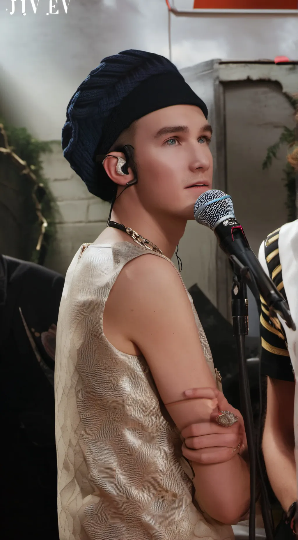 ai character: Finish the lyrics background