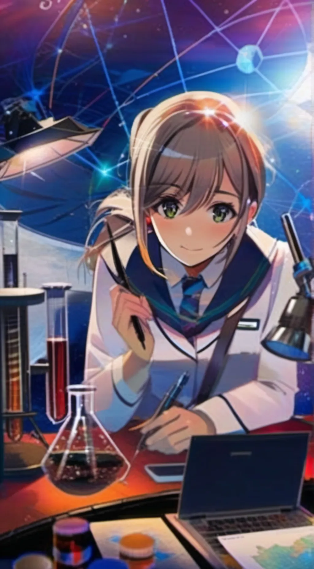 ai character: savanna background