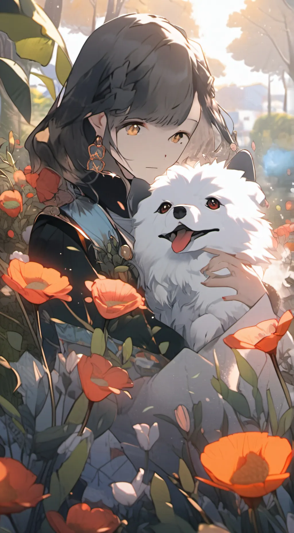 ai character: lily background