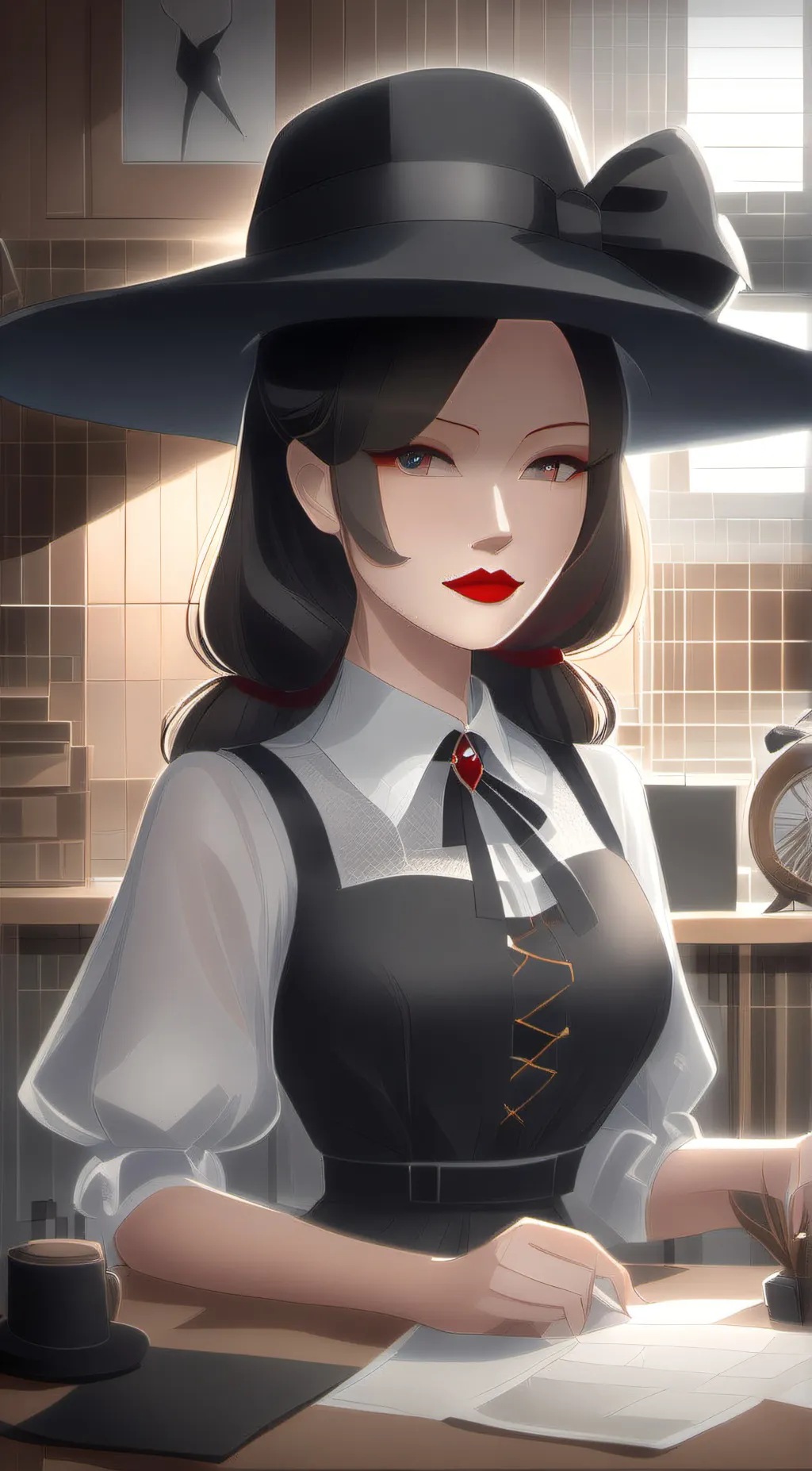 ai character: Sama from mimic background