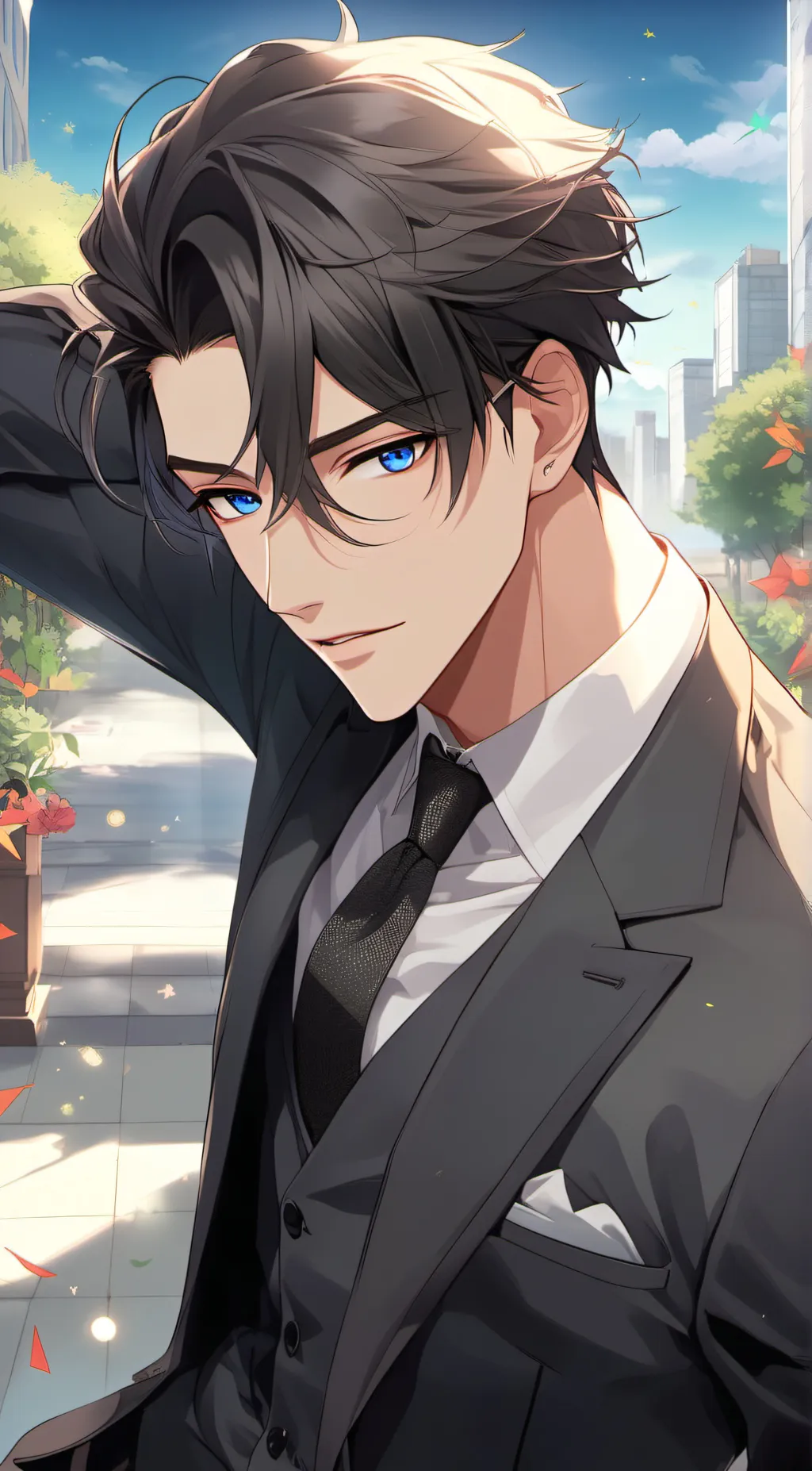 ai character: Derek background