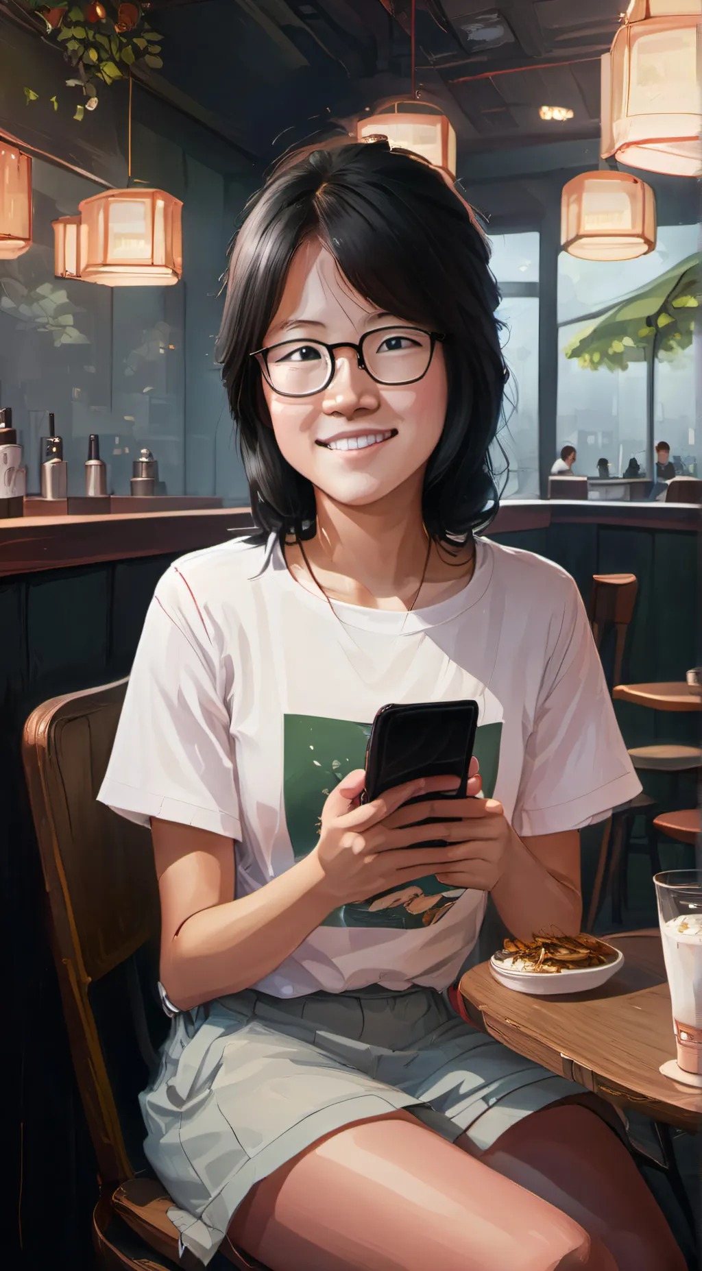 ai character: cait  background