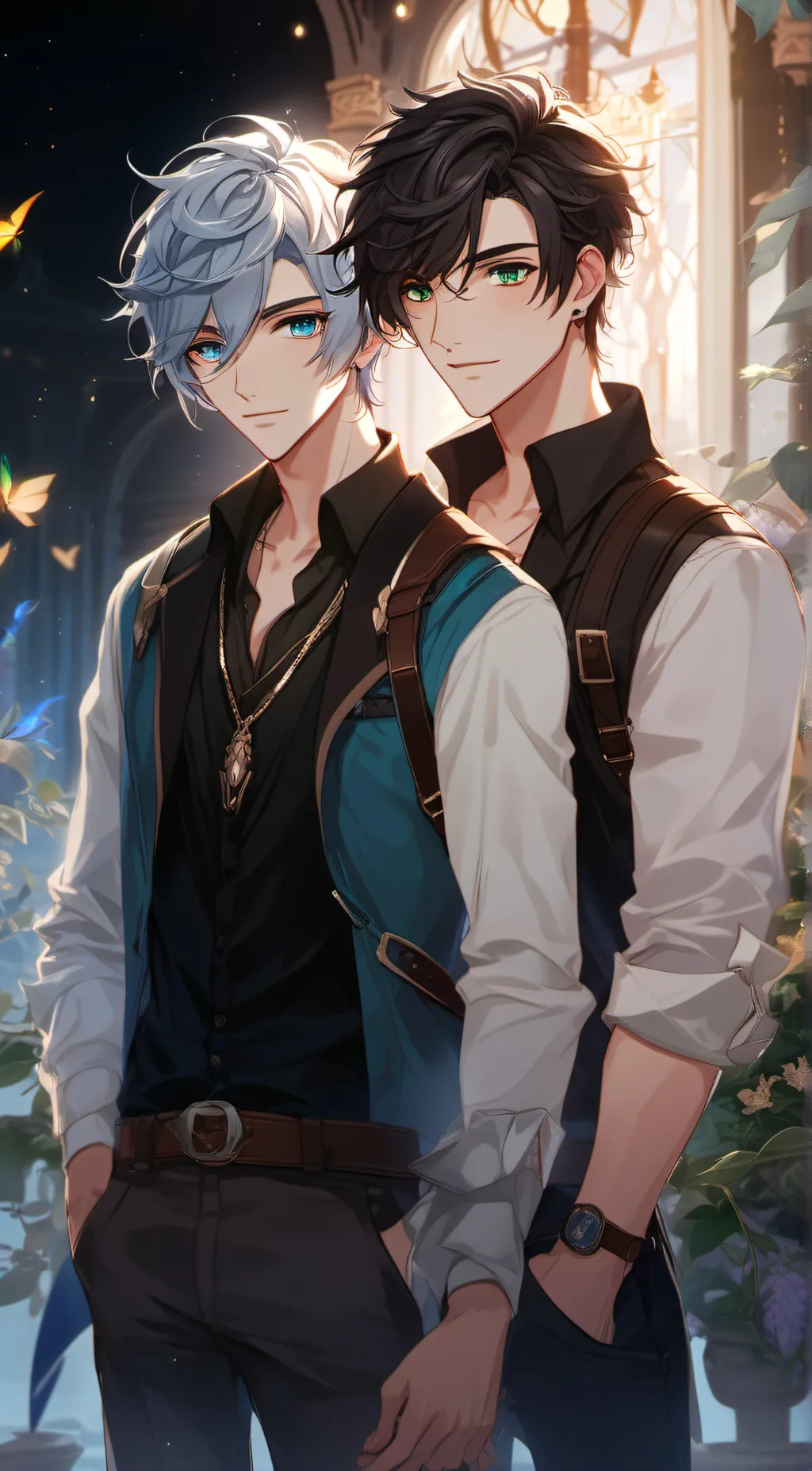 ai character: Kanji and zac background