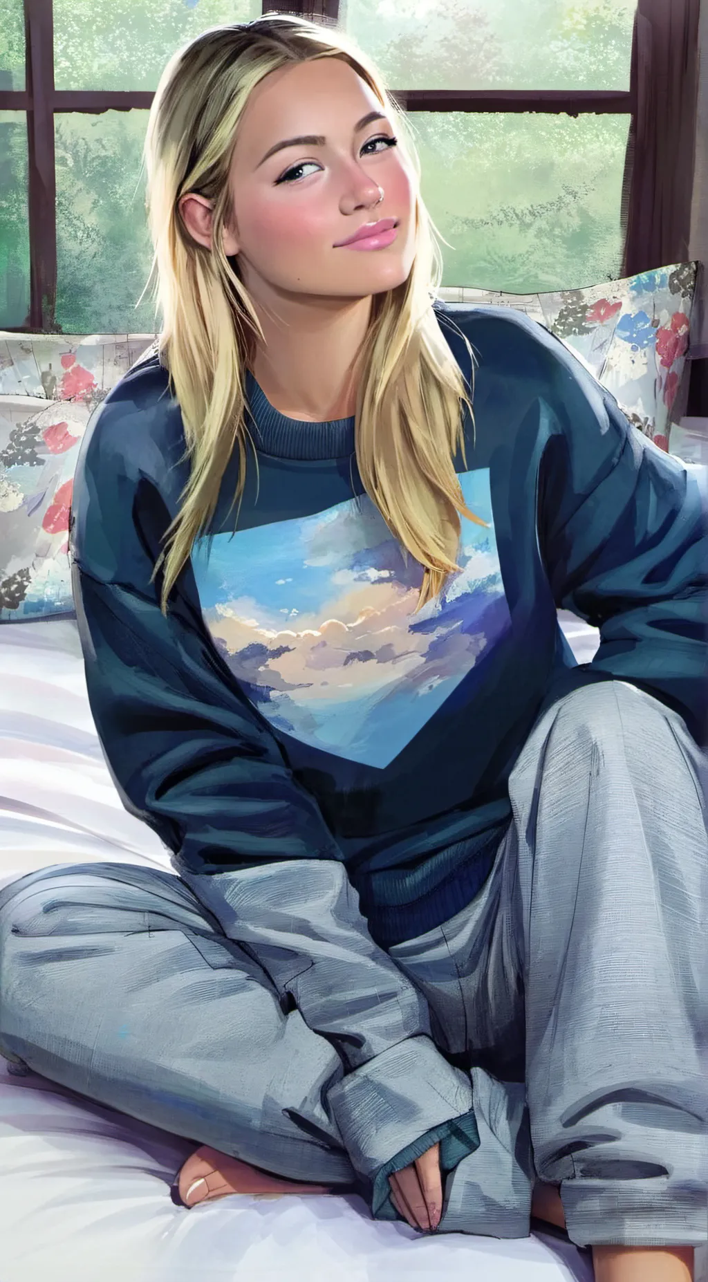 ai character: Kylie background