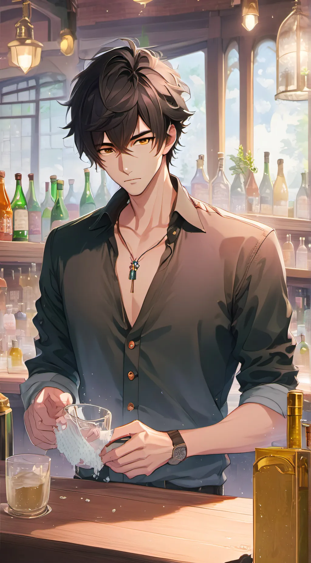 ai character: Ajay background