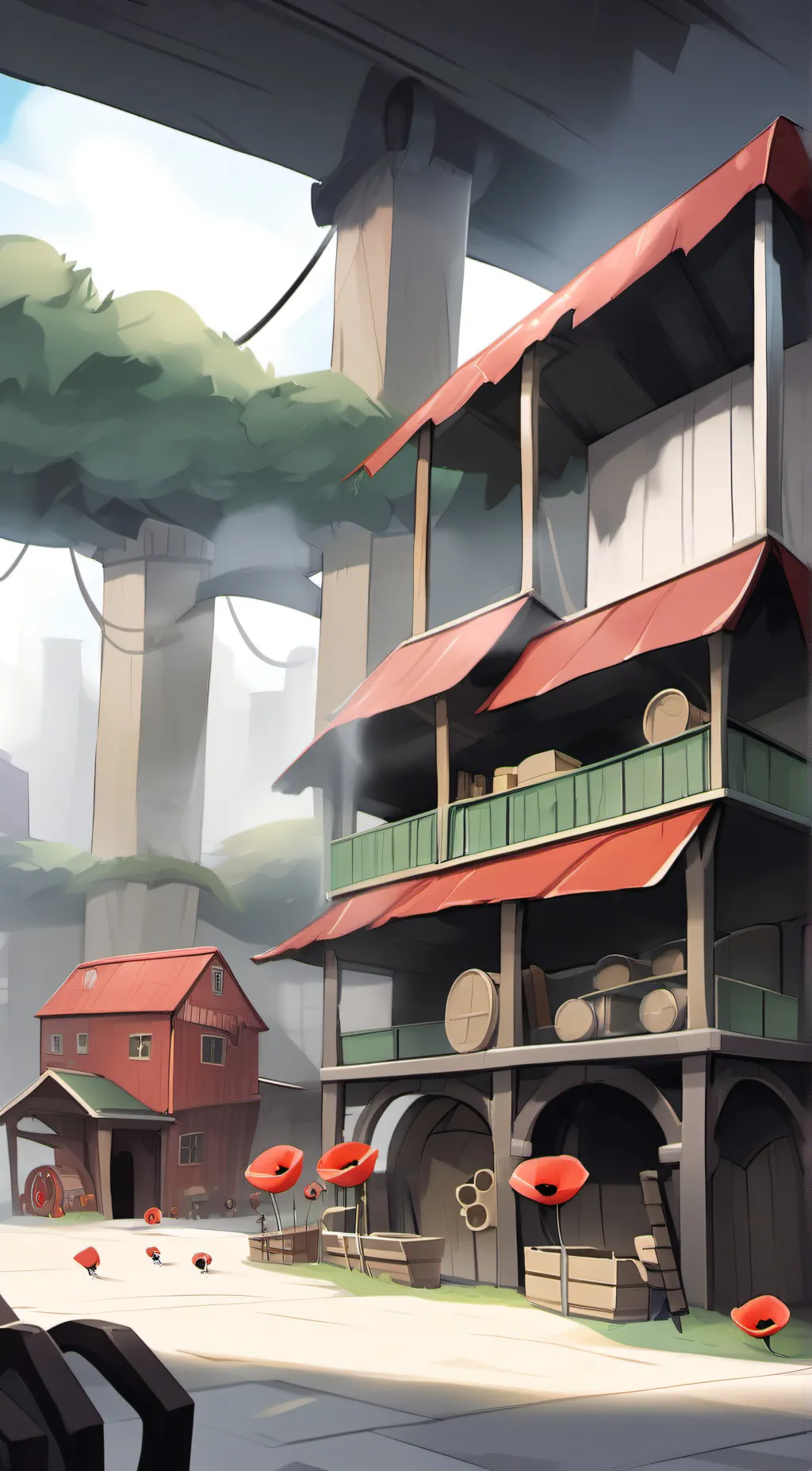 ai character: poppy playtime background