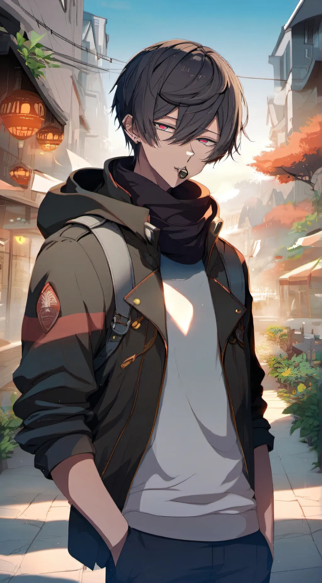 ai character: Shone Michael  background