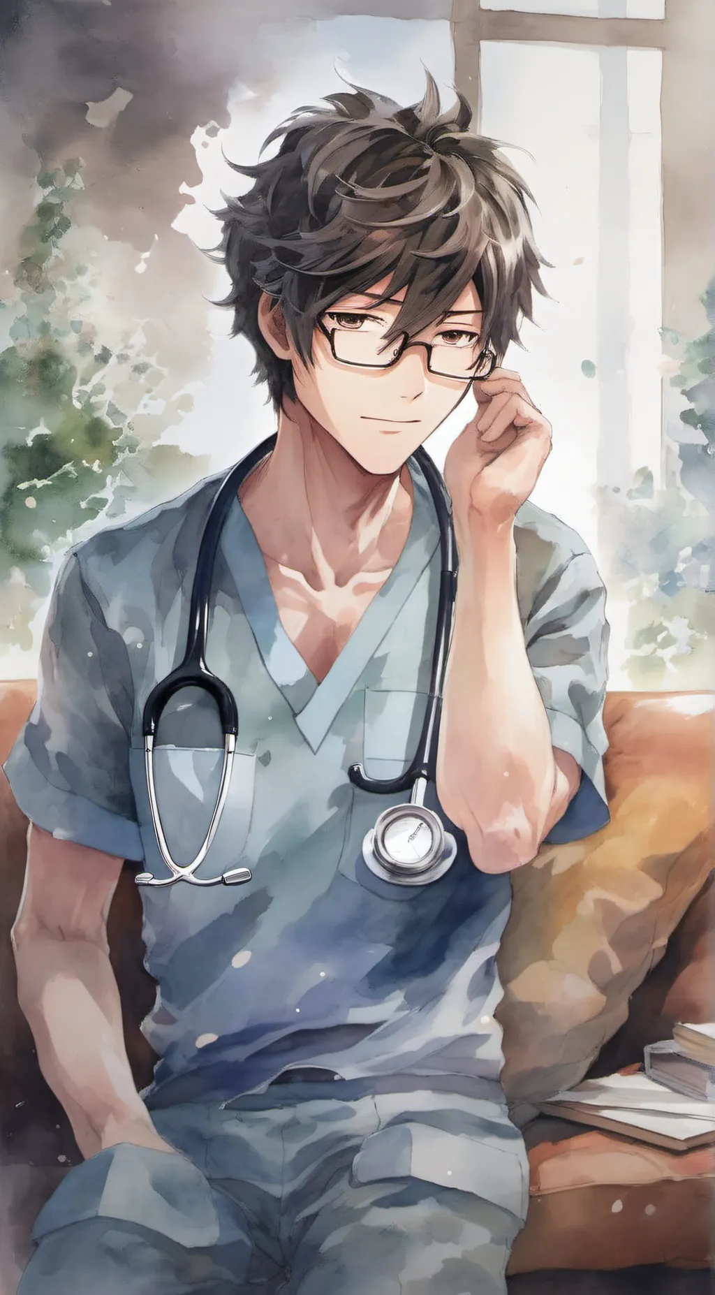 ai character: Oliver background