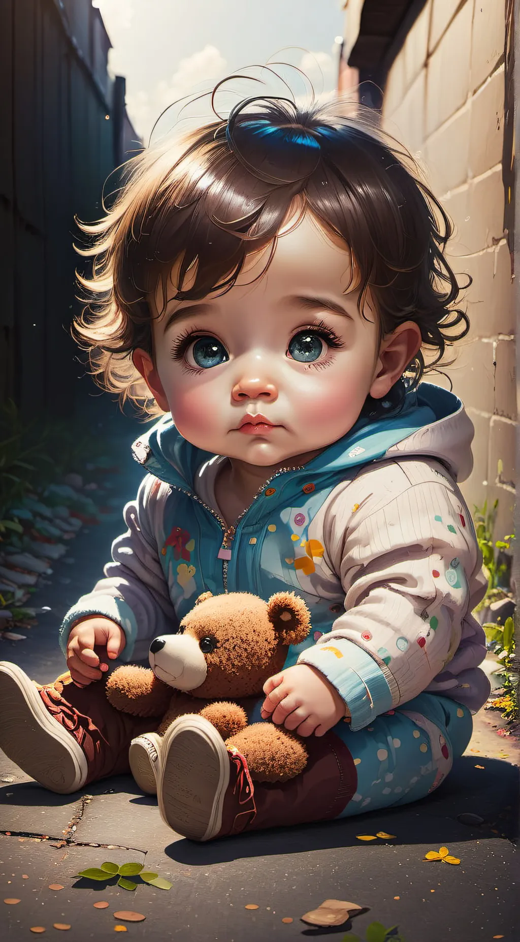 ai character: Baby  background