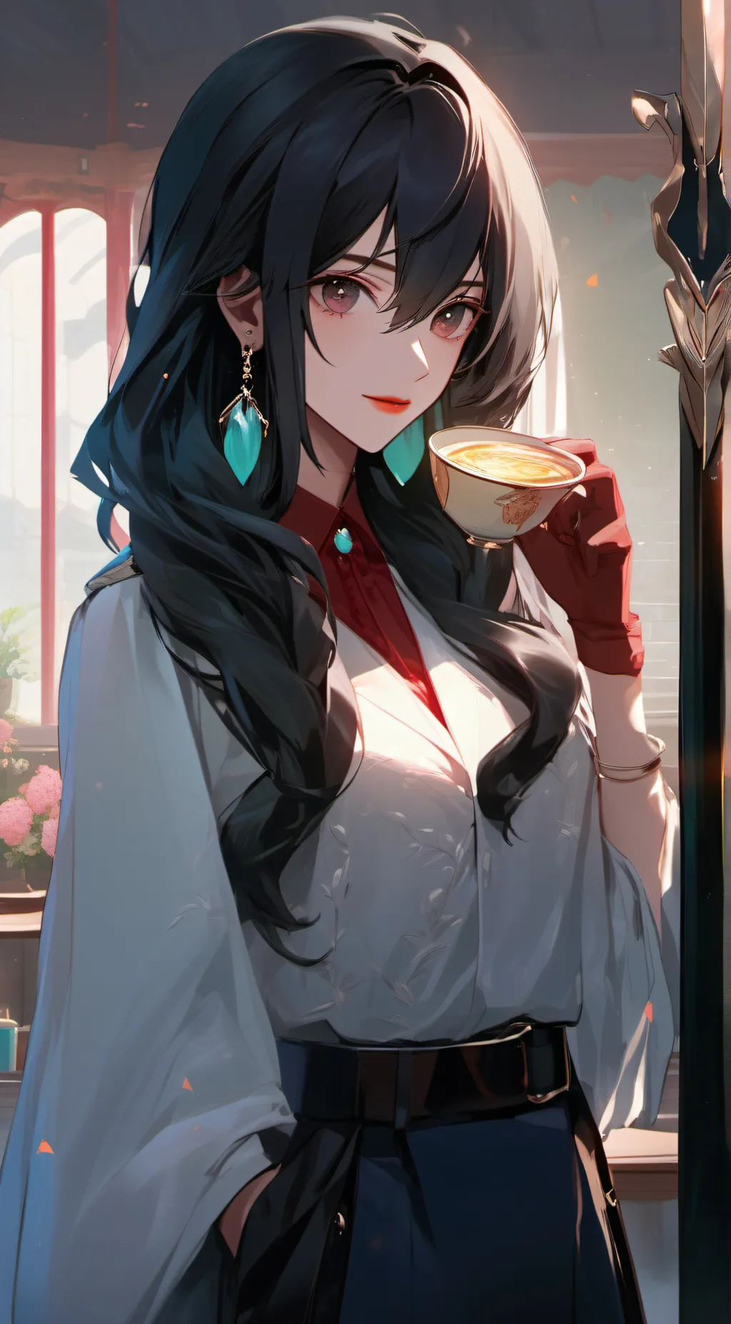 ai character: Addy background