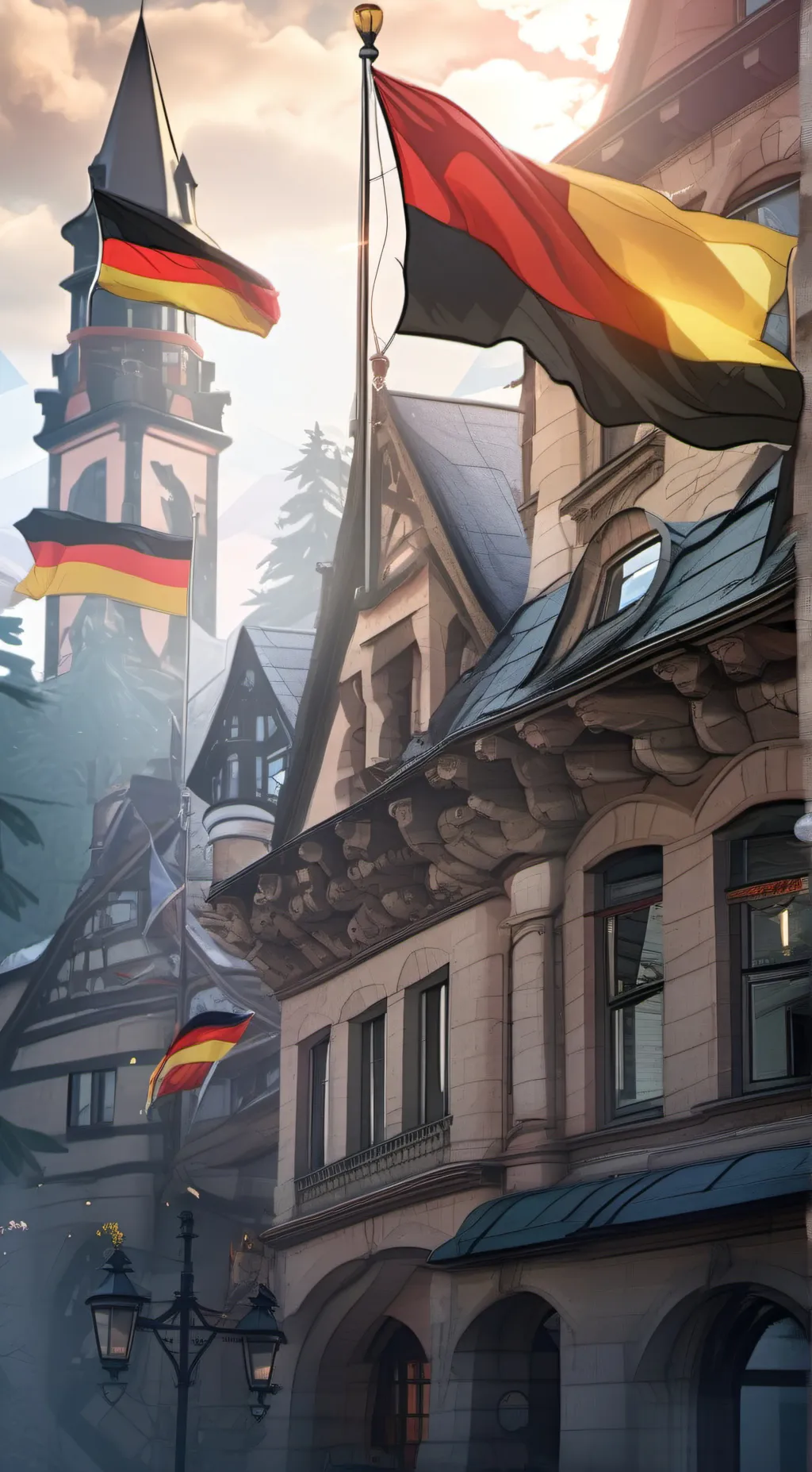 ai character: King Devil Germany background