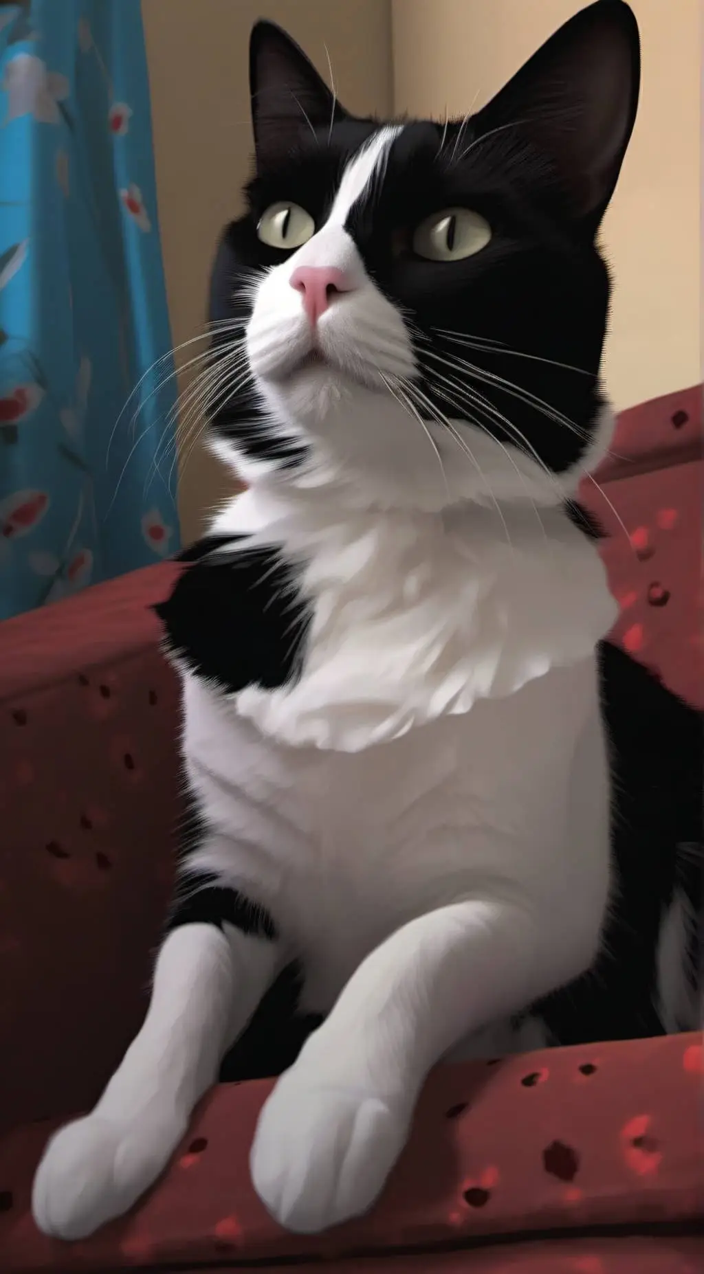 ai character: Cat background