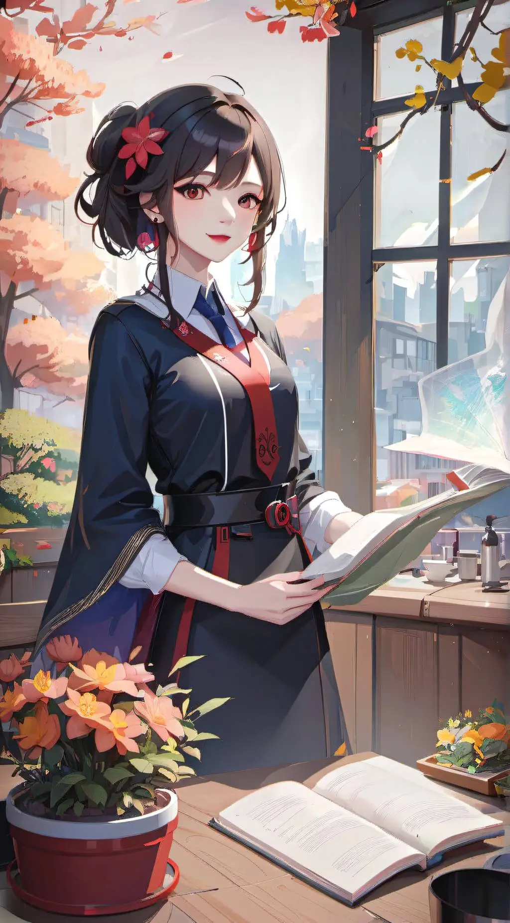 ai character: ali background