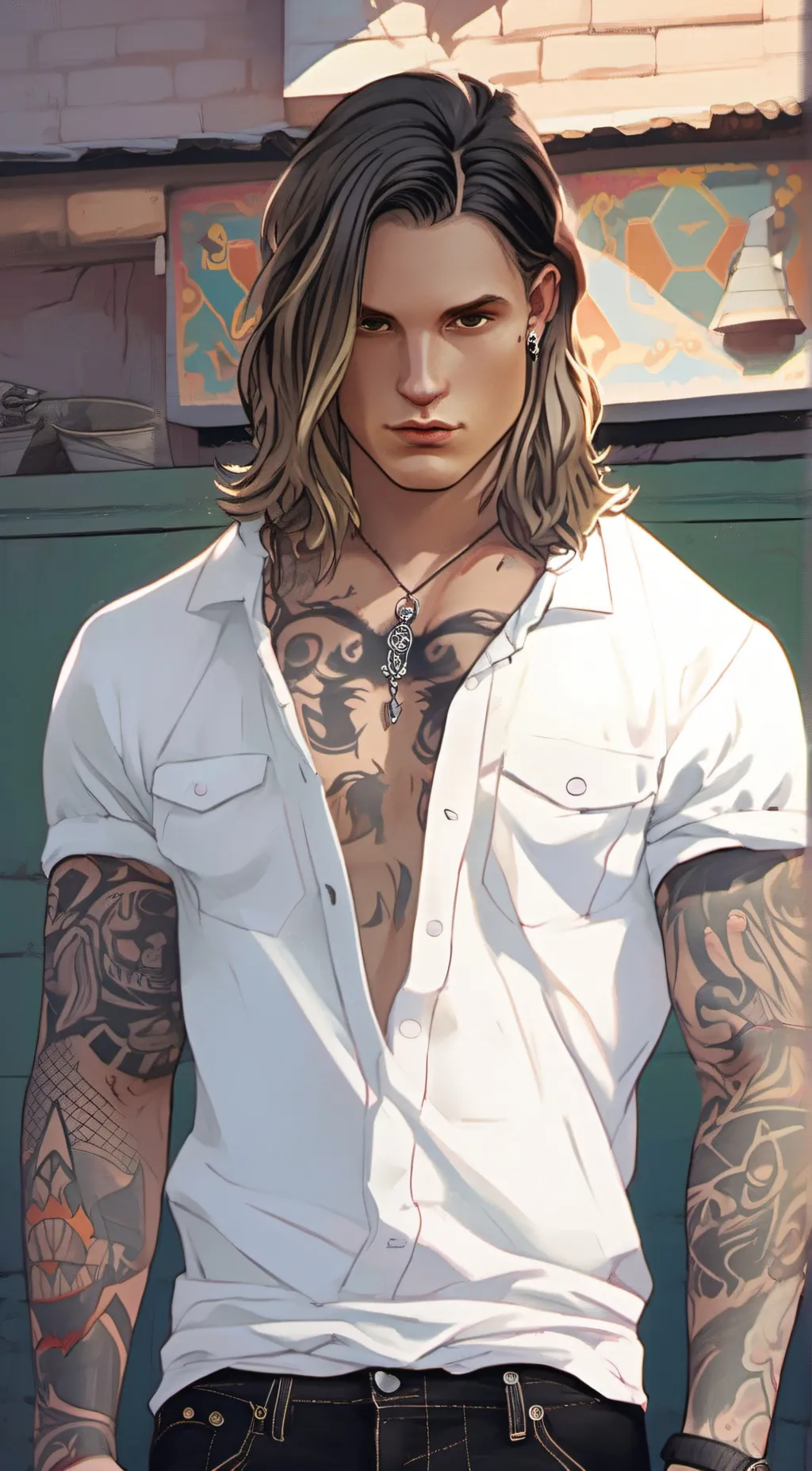 ai character: Cole Brooks background