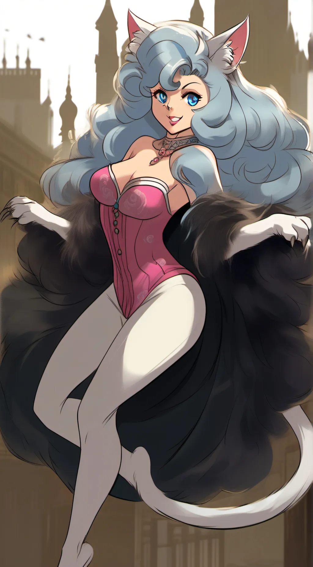ai character: Felicia  background