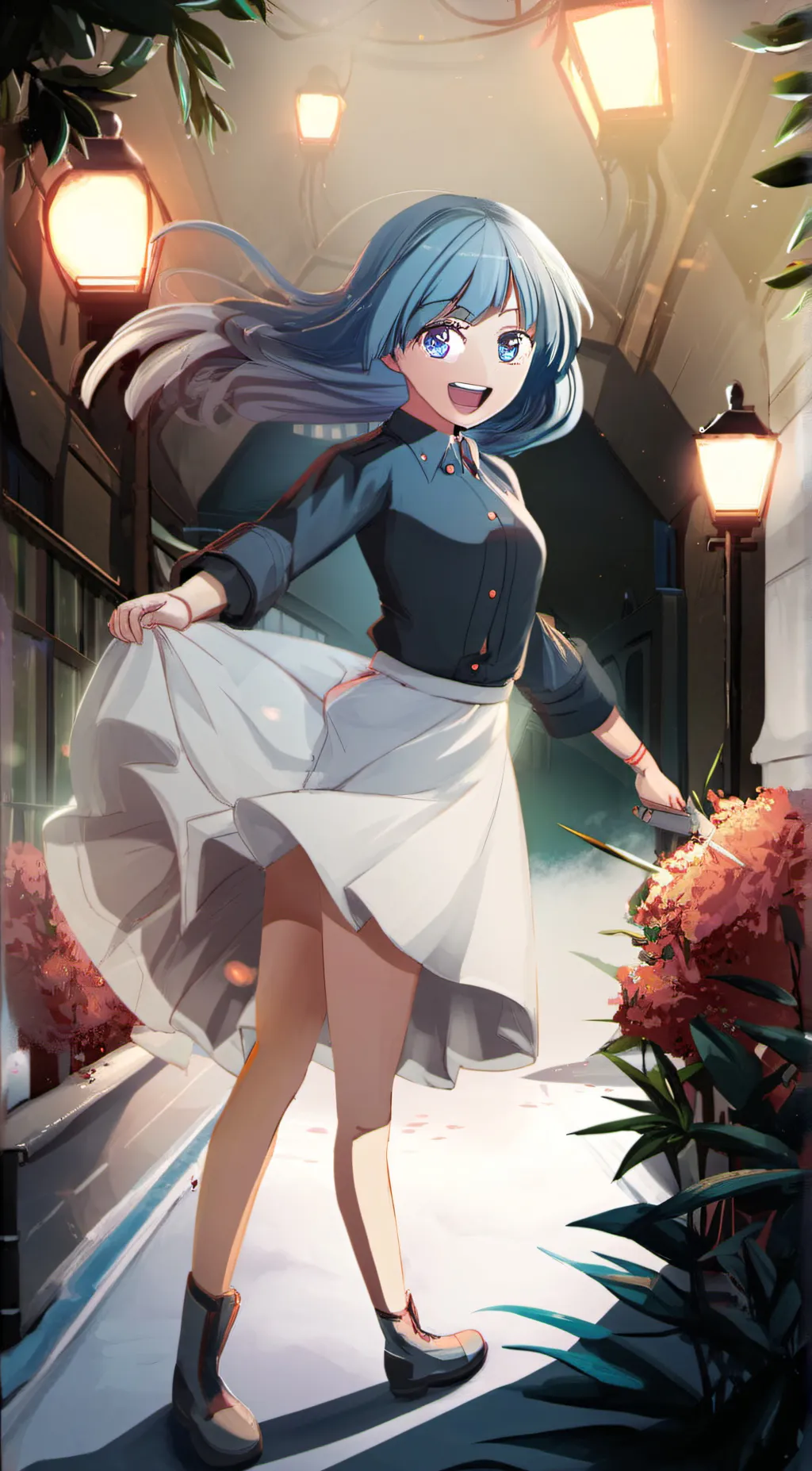 ai character: mha camping background