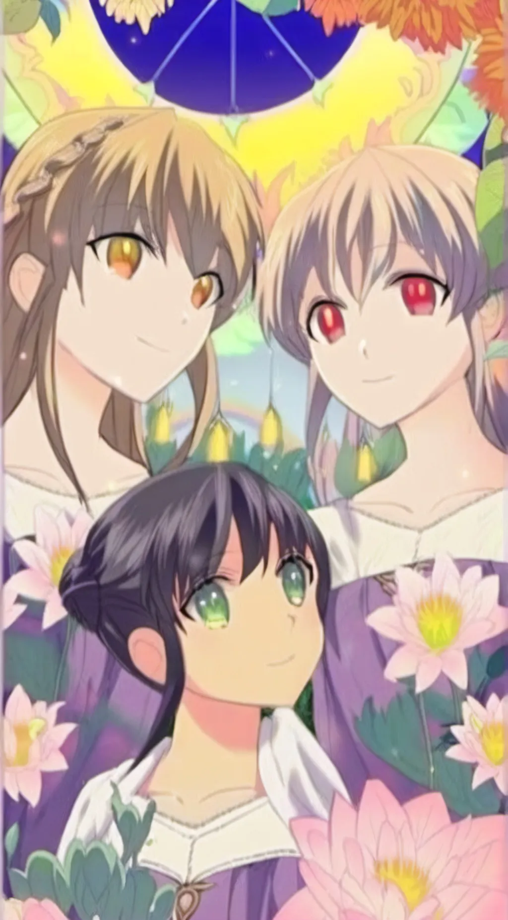 ai character: goddes dormitory  background