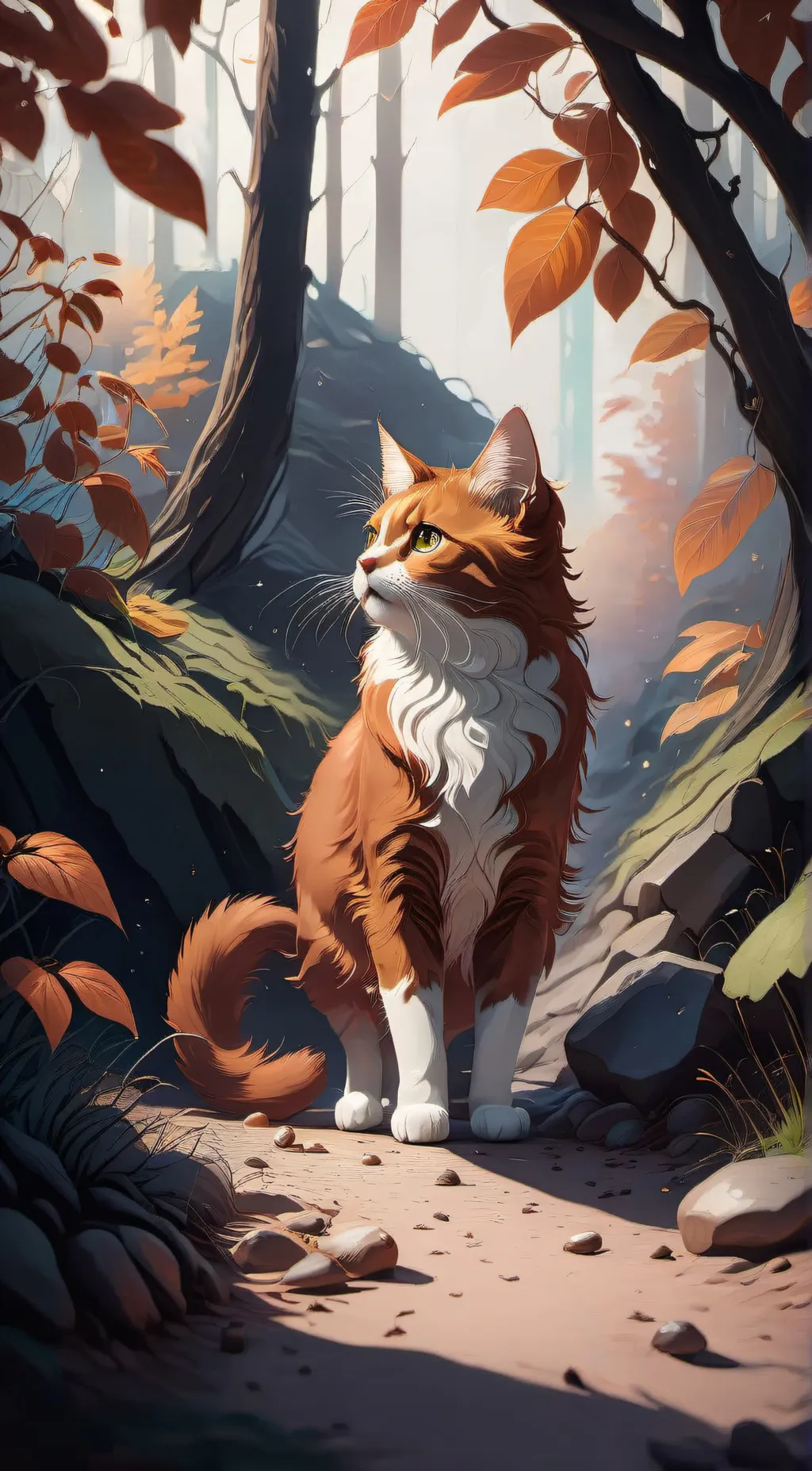 ai character: Redfeather background