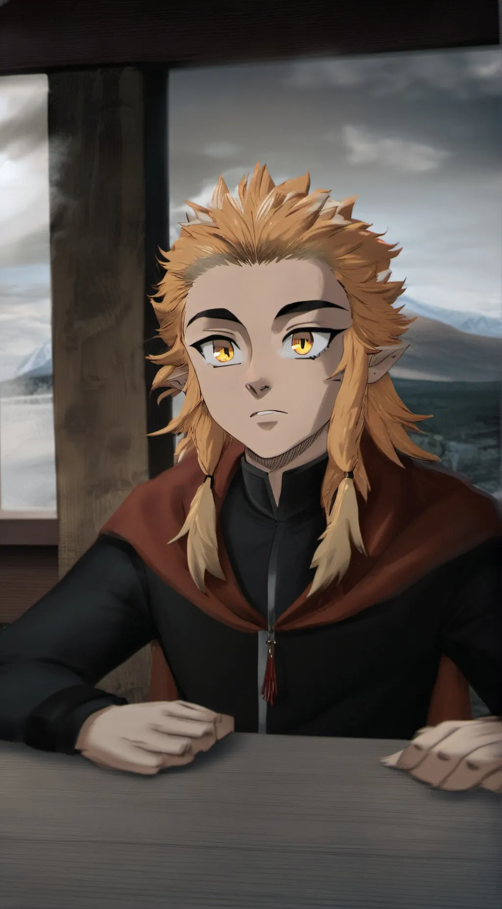 ai character: 💖Kyojuro background