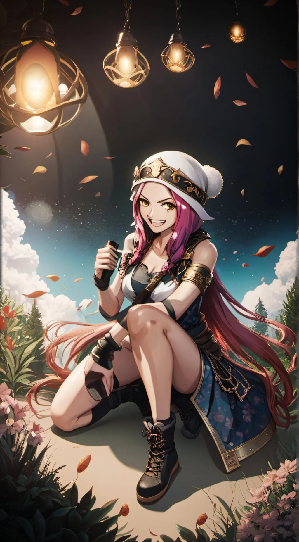ai character: Jewelry Bonney background