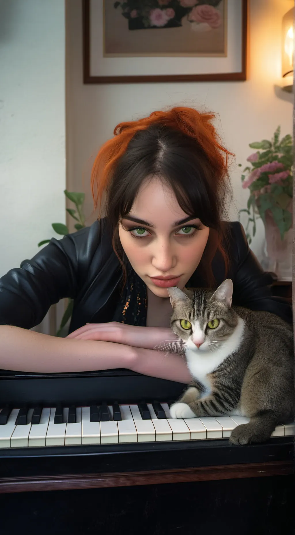 ai character: Rose background