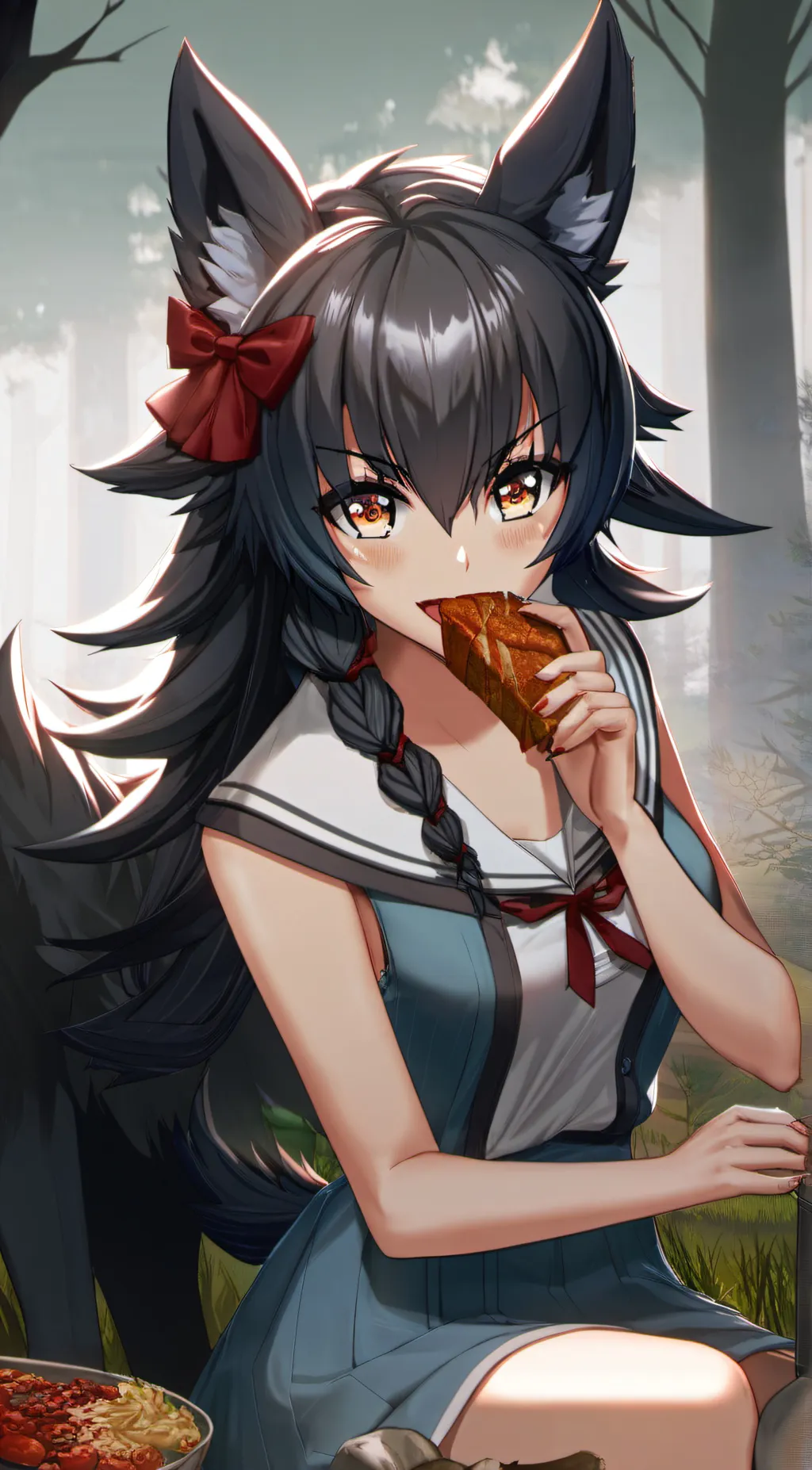 ai character: Kathy  background