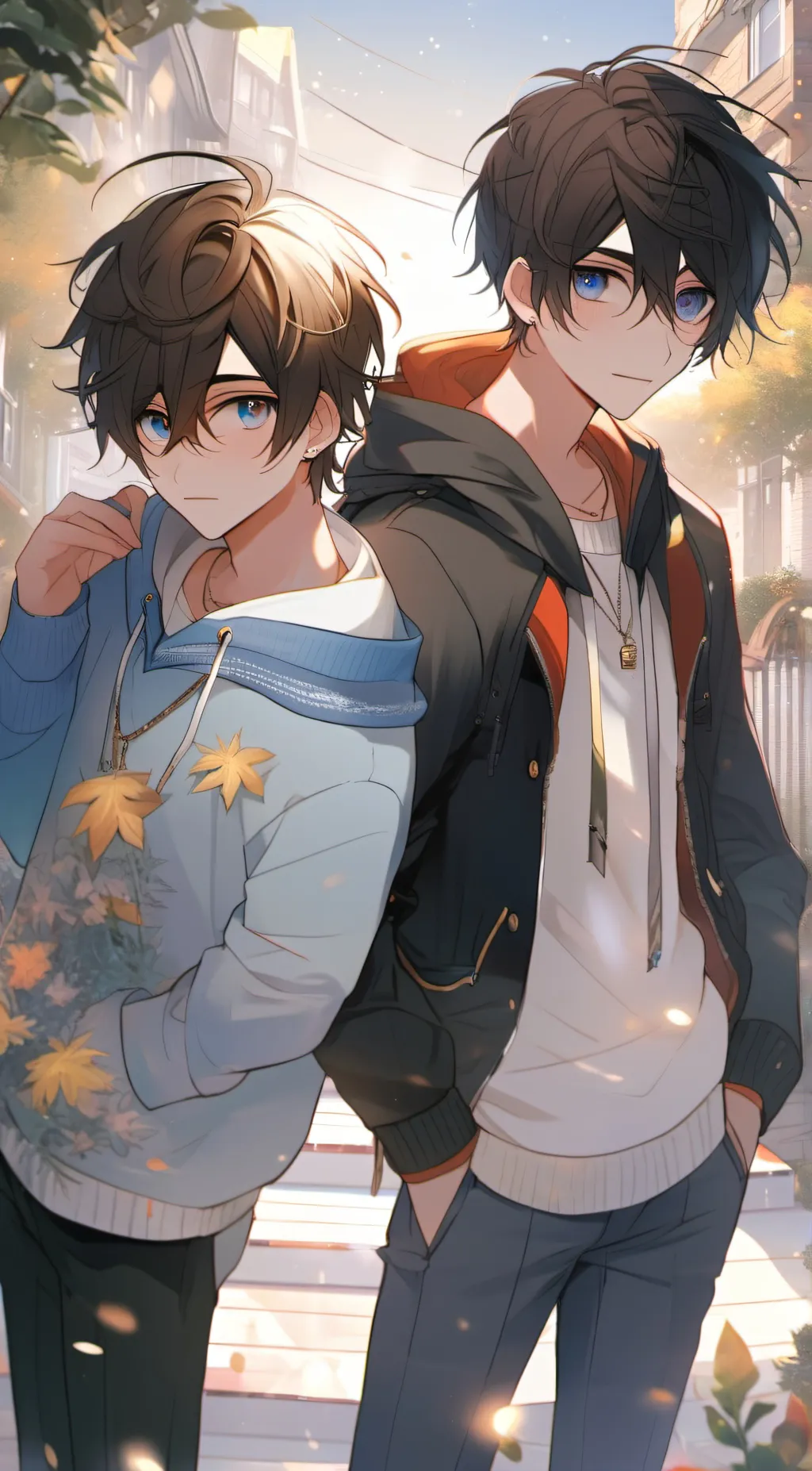 ai character: Max and Jake background