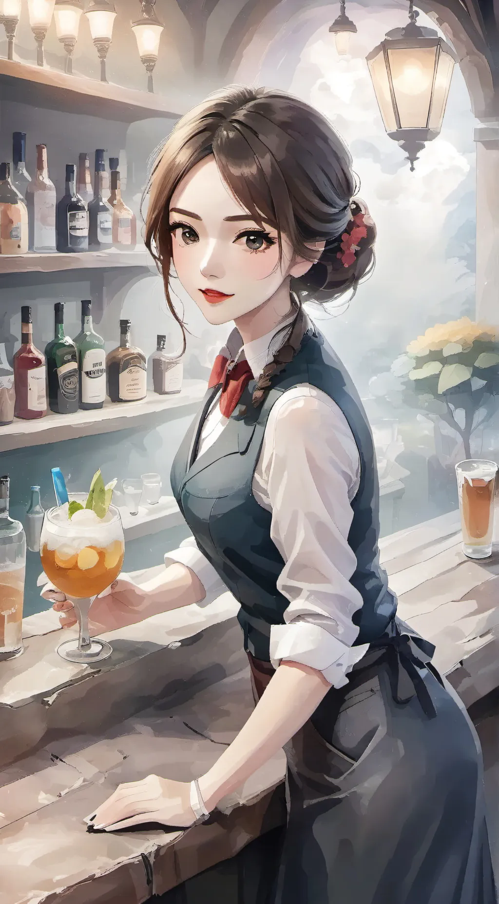 ai character: Mia background