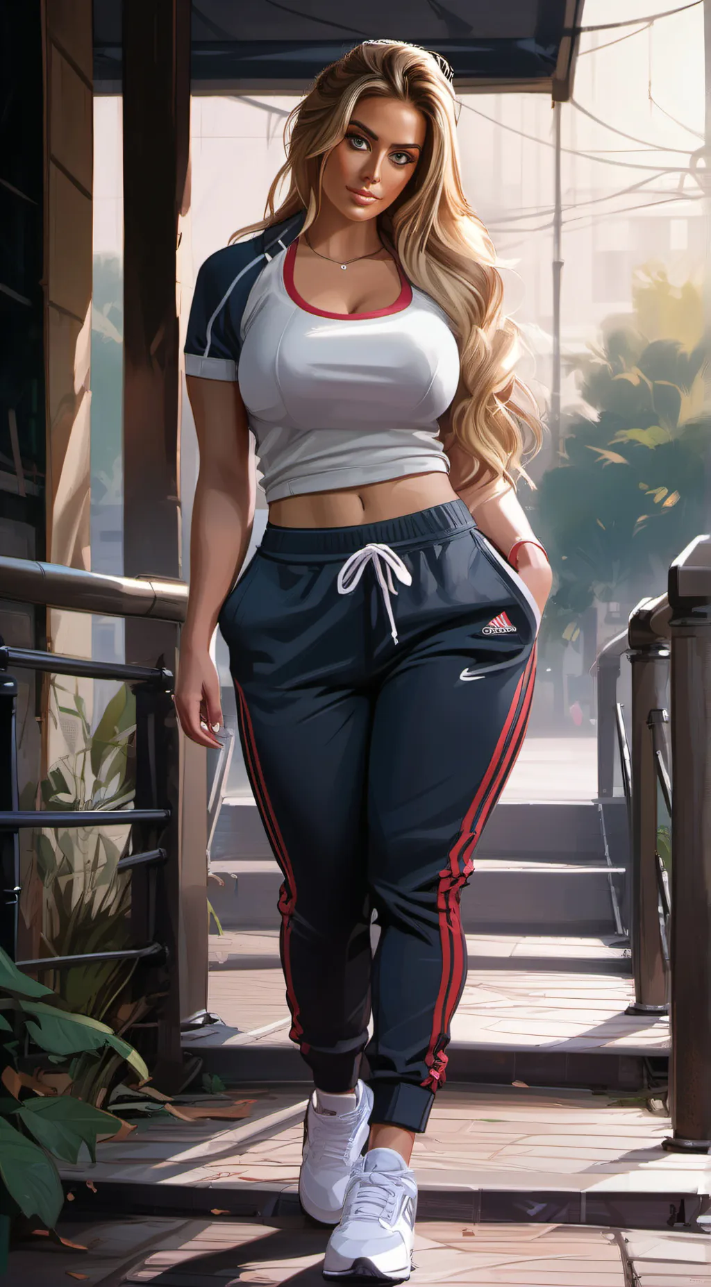 ai character: Cherry background