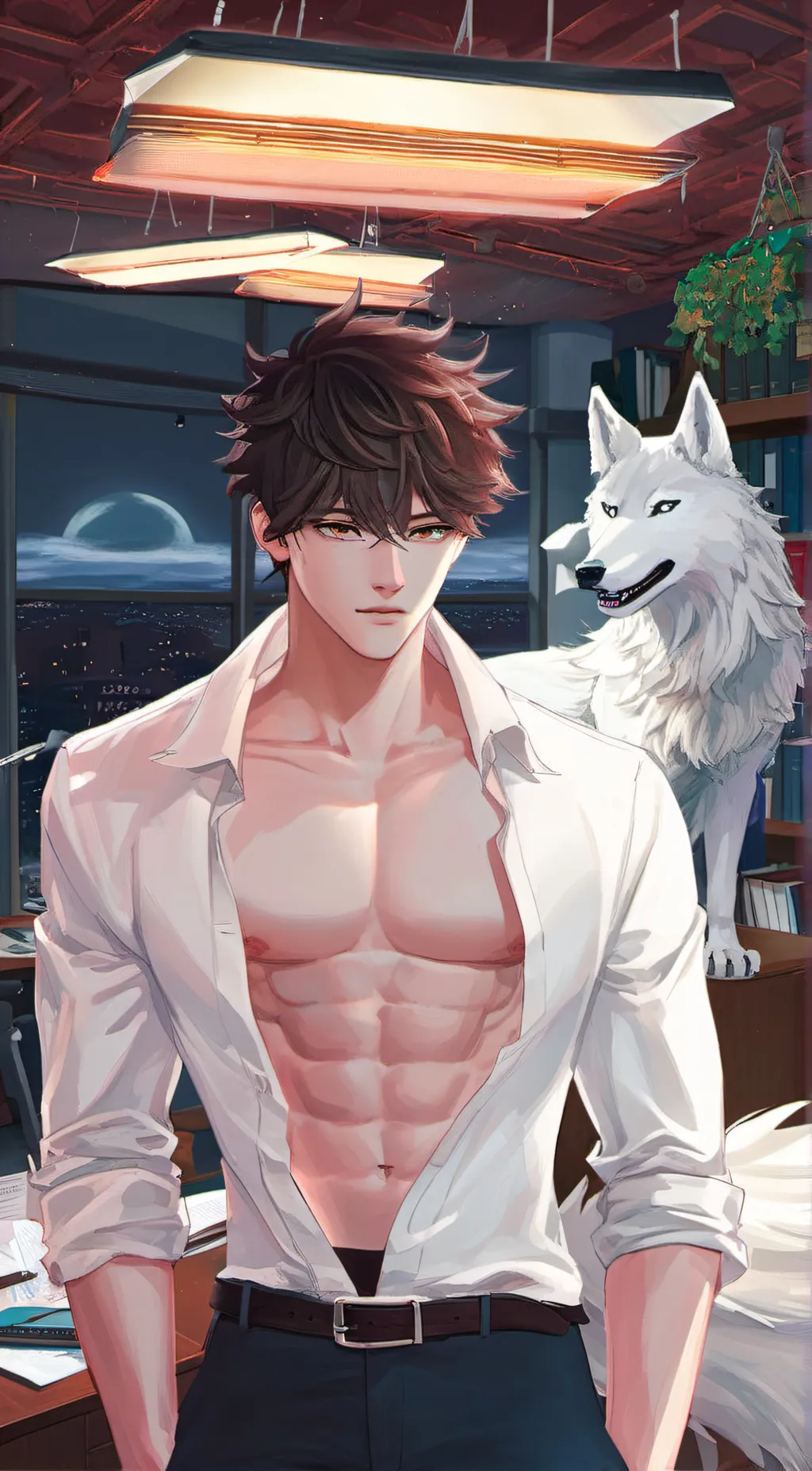 ai character: Marc background