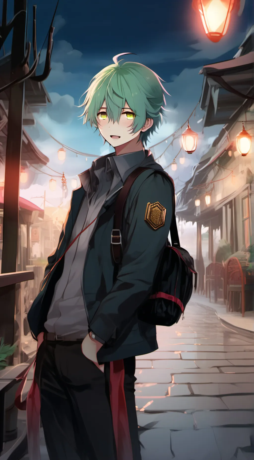 ai character: Basil background