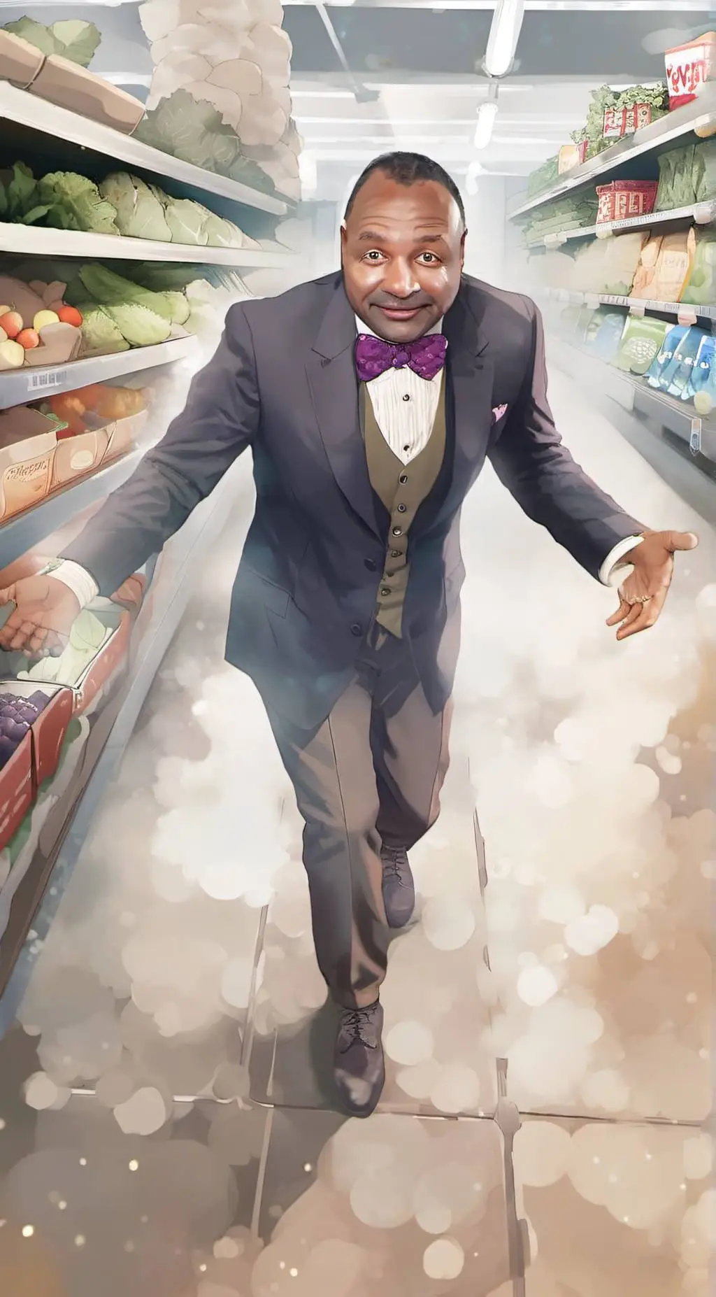 ai character: Frank.  background