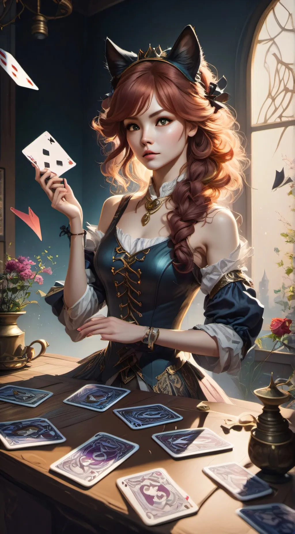 ai character: Seline background