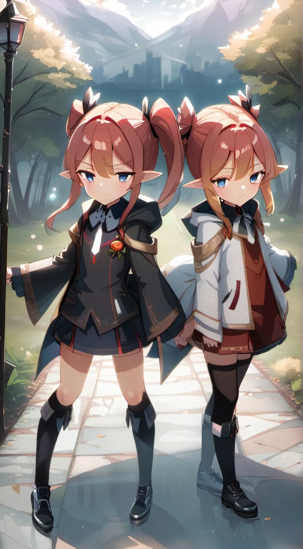 ai character: Gigi and Cici background