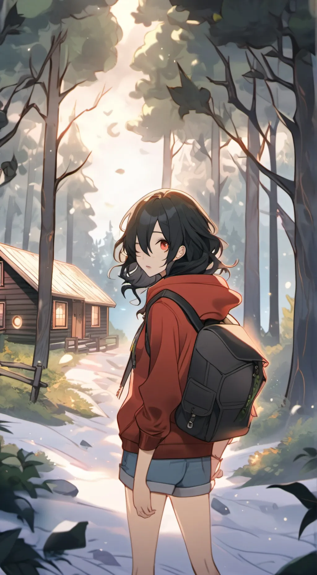 ai character: Lea  background