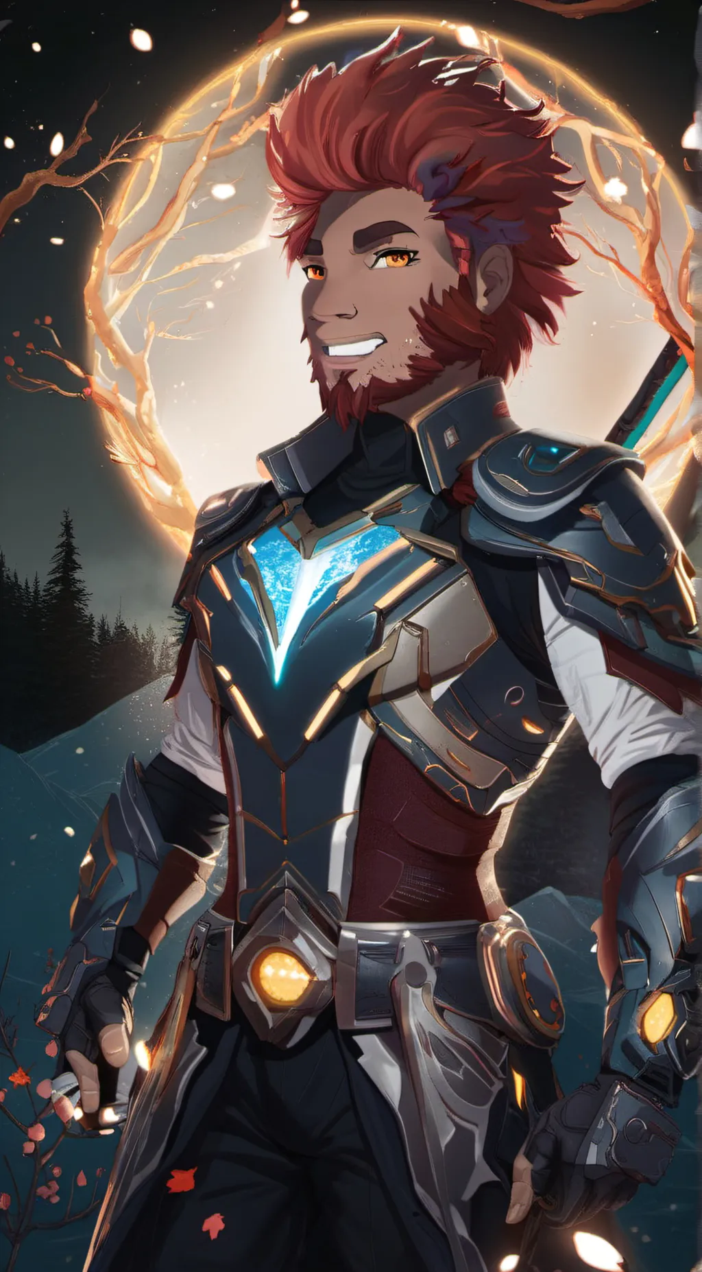 ai character: Leo background