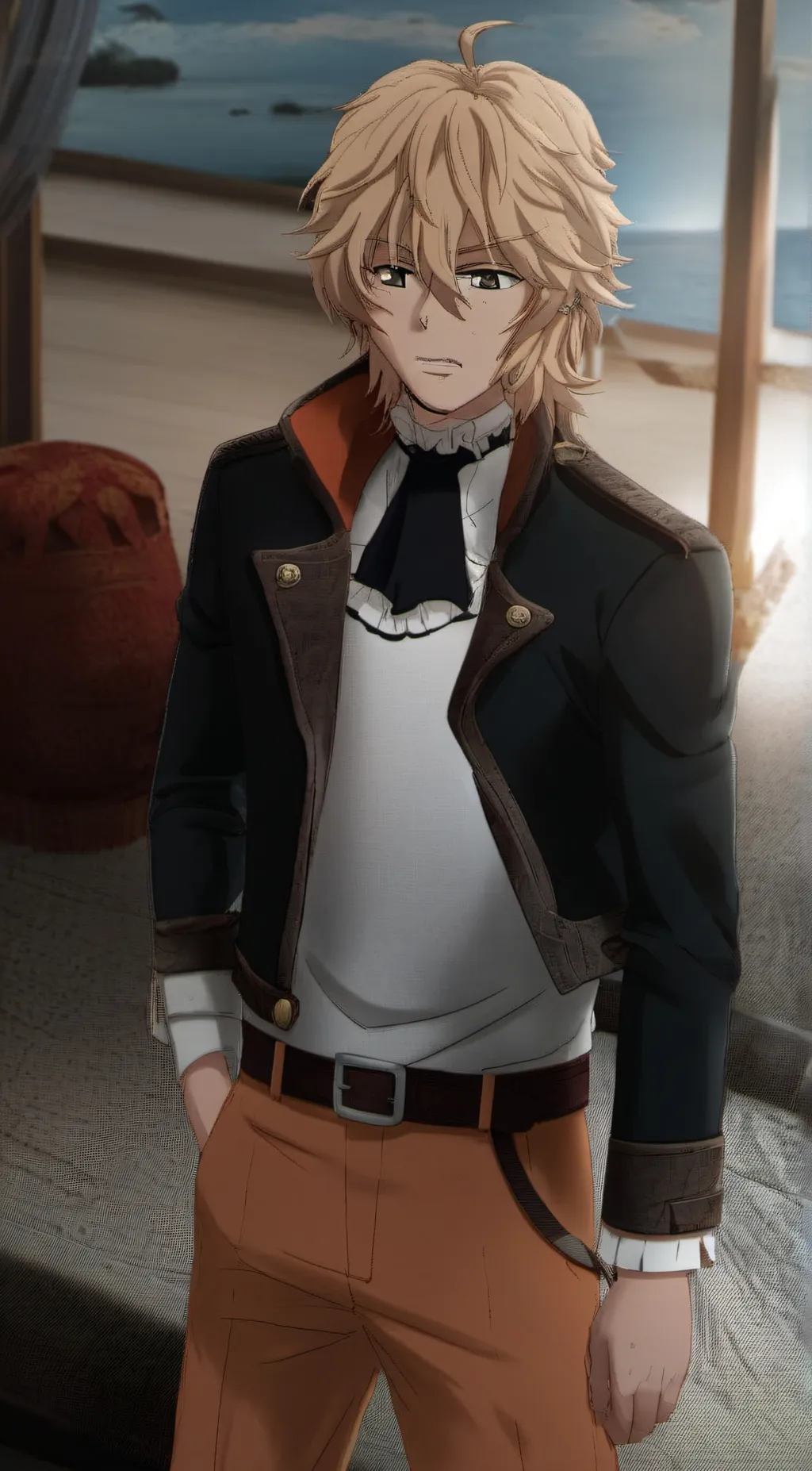 ai character: Felix  background